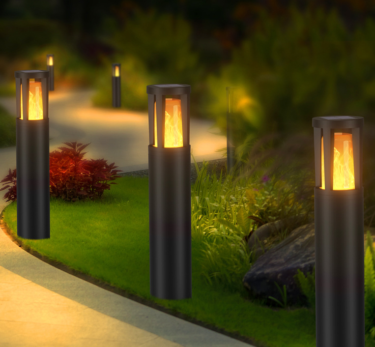 Uudet tuotteet, Outdoor Waterproof Hollow Out Garden Flame Light