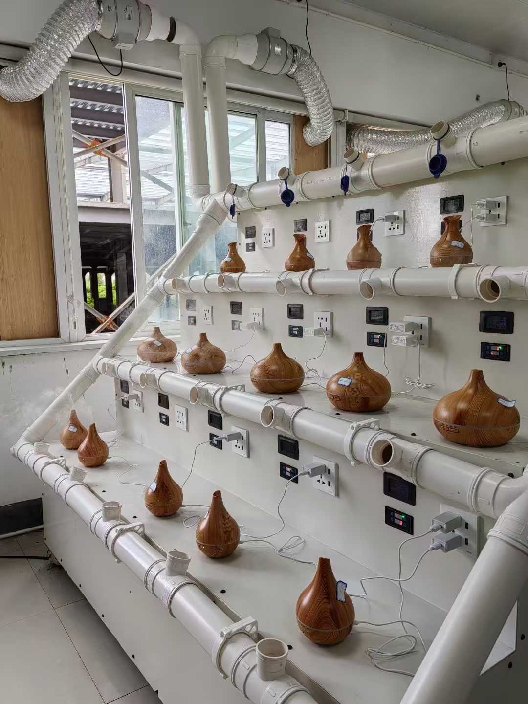 Puisen aromidiffuusorin ikääntymistesti on meneillään